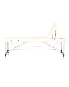 Activ Fizjo Stół składany do masażu aluminiowy komfort Activ Fizjo 3 segmentowy cream