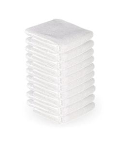 Activeshop Ręcznik z microfibry 73 x 40 cm 10 szt. biały