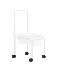 Brodzik do pedicure na kółkach Activeshop - Biały