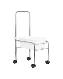 Brodzik do pedicure na kółkach Activeshop - Chrom