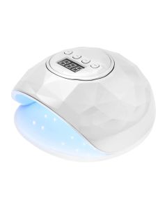 Activeshop Lampa do paznokci UV LED Shiny 86W - Srebrna perła