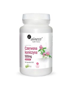 Aliness Czerwona Koniczyna Ekstrakt 8% 500 mg - Wsparcie dla Kobiet - 90 kapsułek