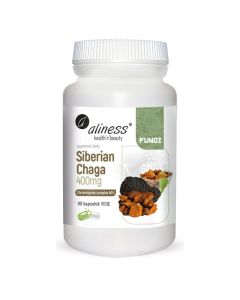 Aliness - Ekstrakt  Siberian Chaga 40 - 400mg - 90 vege kapsułek
