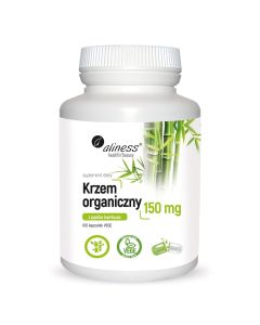 Aliness - Krzem organiczny z pędów bambusa 150 mg - 100 kapsułek