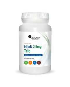 Aliness - Miedź trio 2,5 mg - 100 vege tabletek