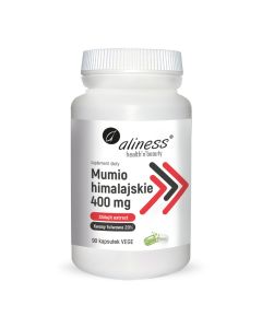 Aliness - Mumio himalajskie - Shilajit extract 400mg - 90 vege kapsułek
