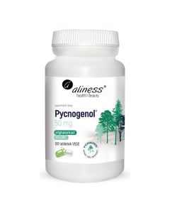 Aliness - Pycnogenol Extract 65% 50 mg - Sosna nadmorska - 60 tabletek