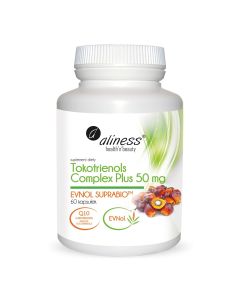 Aliness - Tokotrienols Complex Plus 50 Mg, Evnol Suprabio - 60 kapsułek