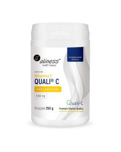 Aliness - Witamina C Quali-C 1000mg - Kwas L-askorbinowy w proszku - 250 g