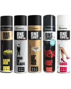 Freshtek One Shot Odświeżacz powietrza Premium Line - Różne zapachy 600 ml
