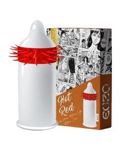 Egzo prezerwatywy Egzo Hot Red - 1 sztuka