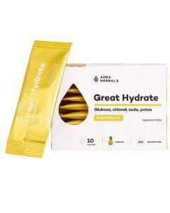 Aura Herbals Great Hydrate – smak ananasowy 10 saszetek