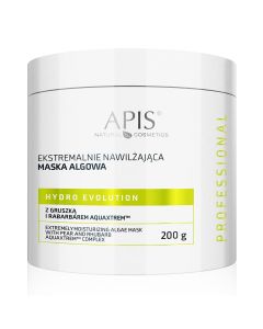 Apis hydro evolution ekstremalnie nawilżająca maska algowa z gruszką i rabarbarem aquaxtrem™ 200 g