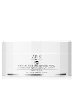 Apis naturalne masło shea z olejkiem argan. do masażu twarzy 100 g