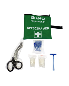 Apteczka pierwszej pomocy Mini Apteczka AED do defibrylatora