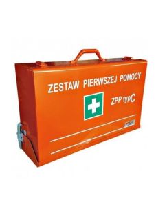 Apteczka pierwszej pomocy BOXMET MEDICAL typ C metalowa - zestaw