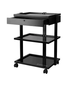 Asystor do tatuażu Pro Ink 1040A czarny mobilny stolik pomocniczy