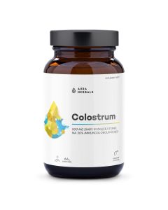 Aura Herbals Colostrum 500mg proszek 66g kwaśna cytryna