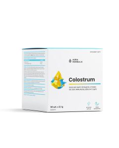 Aura Herbals Colostrum bananowe 1000mg 30 saszetek