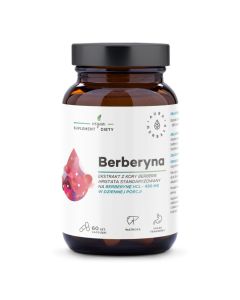 Aura Herbals Berberyna 500 mg - Berberies aristata - 60 kapsułek 