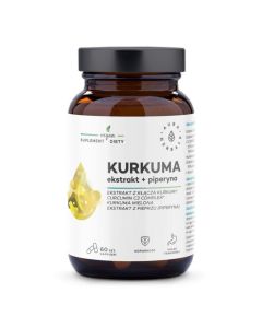 Aura Herbals Kurkuma Ekstrakt + Piperyna
