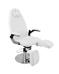 Azzurro Fotel podologiczny hydrauliczny Azzurro 713A biały