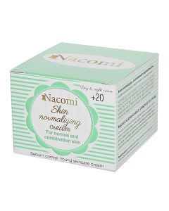 Normalizujący krem do twarzy Nacomi 20+ na dzień - 50 ml