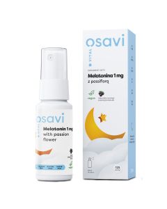 Osavi Melatonina z passiflorą Spray doustny o smaku czarnej porzeczki - 25 ml