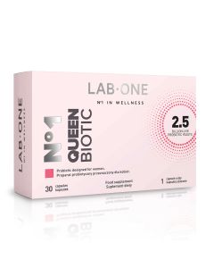 LAB ONE N°1 QueenBiotic Probiotyk dla kobiet dla zdrowia intymnego - 30 kapsułek