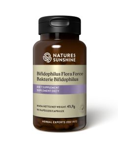 Nature's Sunshine Bakterie Bifidophilus - Odbudowa mikroflory jelita - 90 kapsułek