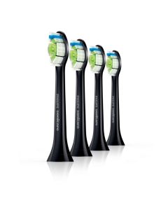 Wyprzedaż: Końcówki wymienne do szczoteczek Philips Sonicare DiamondClean Black HX6064/11 (4 sztuki)