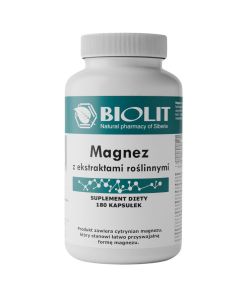 Biolit Magnez z ekstraktami roślinnymi - 180 kaps
