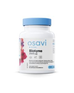 Osavi - Biotyna 2500 mcg - włosy, skóra, paznokcie - 60 kapsułek