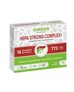 BIOWEN Hepa Strong Complex+ [ BLISTRY ] - 15 kaps.