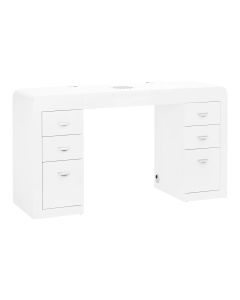 Biurko kosmetyczne 314 Activeshop białe z pochłaniaczem