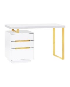 Biurko kosmetyczne 3311G złoto - białe Activeshop 