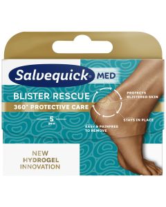 SALVEQUICK plastry Blister Rescue PIĘTY 5 szt. (pęcherze)