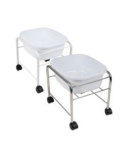 Brodzik do pedicure prosty z kółkami Activeshop