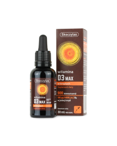 Witamina D3 Max 4000 j.m. Skoczylas - Na zdrowe kości - 30 ml