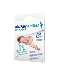 Ibufen Aroma Plastry na katar - Ułatwiają oddychanie - 5 plastrów