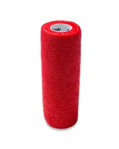 yellowBAND bandaż kohezyjny różne rozmiary i kolory - Czerwony - 15 cm