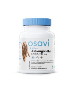 Osavi - Ashwagandha z B12 Extra 400mg - wegańskie kapsułki - 60 lub 120 kapsułek