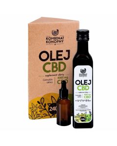 Kombinat Konopny Olej CBD - dla całej rodziny - 240ml