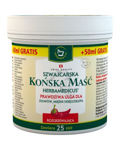 Końska Maść - Rozgrzewająca - Szwajcarska Herbamedicus