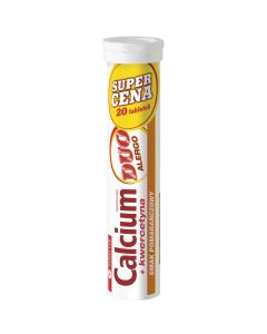 POLSKI LEK Calcium + kwercetyna DUO Alergo "Super Cena" pomarańczowy 