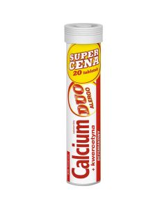 POLSKI LEK Calcium + kwercetyna DUO Alergo "Super Cena" bezsmakowy