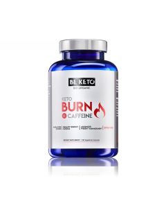 BeKeto Keto Burn z Kofeiną – Zmniejsz apetyt i zrzuć zbędne kilogramy – spalacz tłuszczu – 180 kapsułek