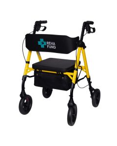 Chodzik czterokołowy Reha Fund RF-617 Marsylia żółty