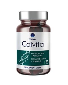 Kolagen rybi Colvita Colway z algami i witaminą E - 60 kapsułek