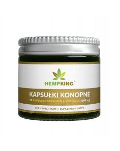 Kapsułki konopne CBD 1000 mg HempKing - 50 sztuk